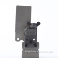 Reverse clamping mechanism for gages